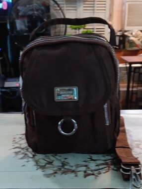 Brown Women Or Men’s Mini Shoulder Bag , Crossbody Casual Everyday Carry